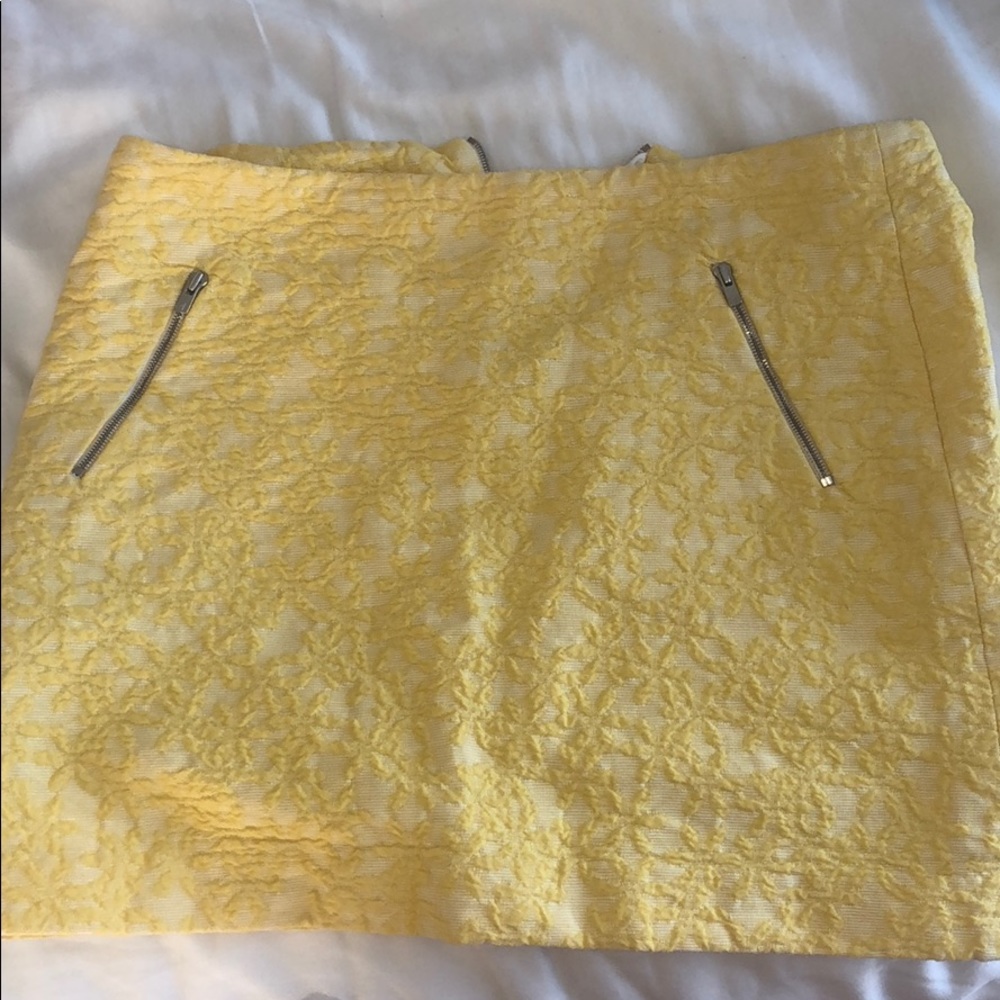 Bonpoint yellow skirt (XS) with flowers